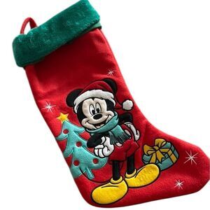 Mickey Mouse Christmas stocking appliqué